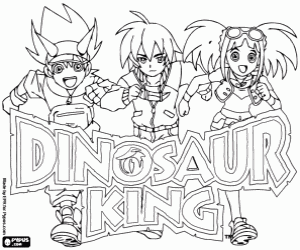 images coloring pages dinosaur king cards - photo #12